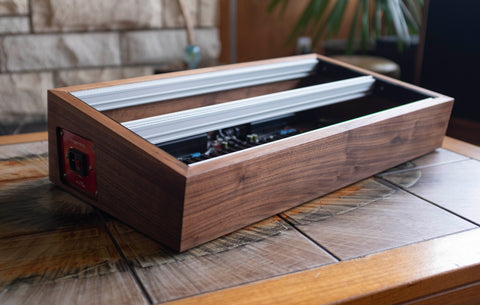 Eurorack case Peruvian Walnut