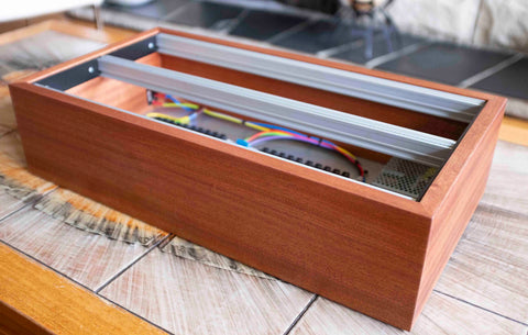 Eurorack case Peruvian Walnut