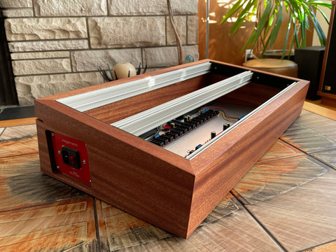 Eurorack case Teak